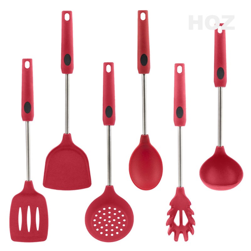 Silicone and Stainless Steel Kitchen Utensils
