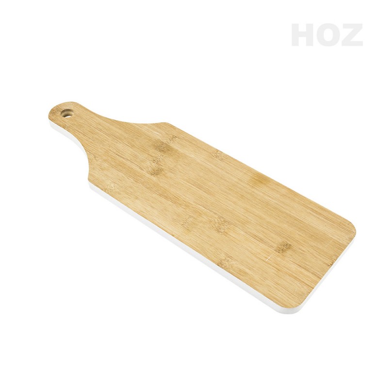 Wine-bottle shaped bamboo cutting board