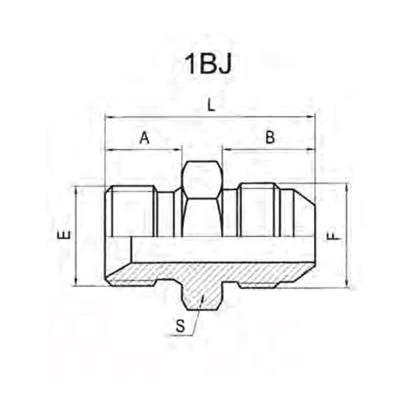 BSP MALE DOUBLE USE FOR60°SEAT ORBONDED SEAT/JIC MALE 74°CONE