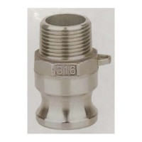 Type F Male Adapter X Male Stainless Steel 304/316