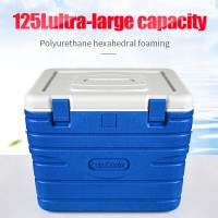 125L cold storage box with wheels；cooler box